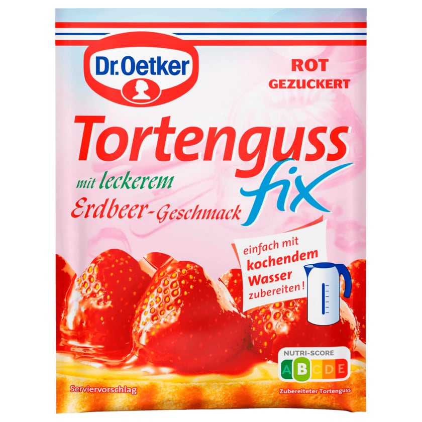 Dr. Oetker Tortenguss fix Erdbeer 50g